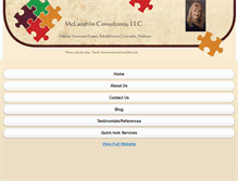 Tablet Screenshot of mclaughlinconsultants.com